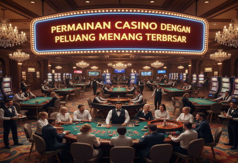 Permainan Casino dengan Peluang Menang Terbesar