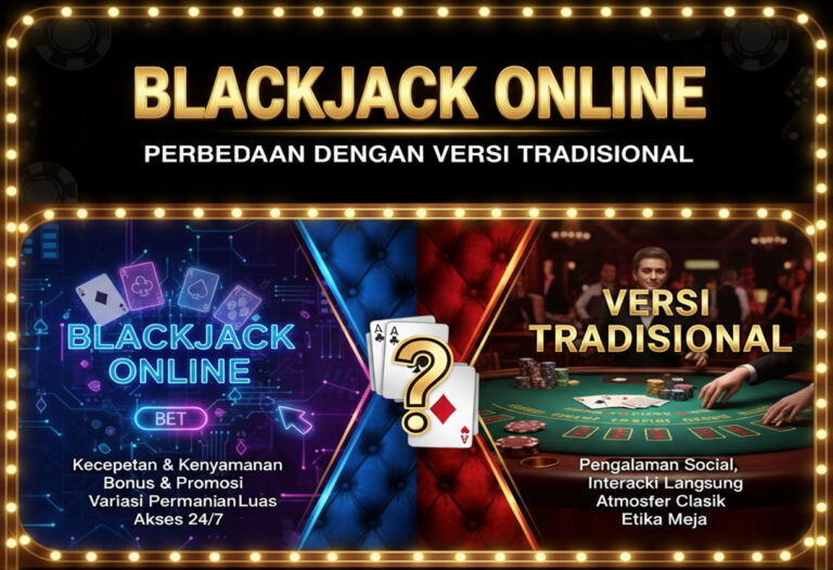 Blackjack Online: Perbedaan dengan Versi Tradisional